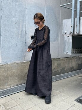 「Lui's（ルイス）のアイテム（ワンピース/ドレス）」を使った、yuka nakamoriさん（レディース・152cm）の春コーディネート