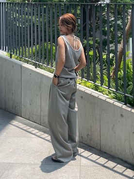 「Lui's（ルイス）のアイテム」を使った、yuka nakamoriさん（レディース・154cm）の夏コーディネート