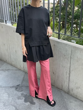 「Lui's（ルイス）のアイテム（シューズ）」を使った、yuka nakamoriさん（レディース・152cm）の夏コーディネート