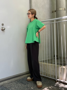 yuka nakamoriさん（レディース・152cm）の夏コーディネート