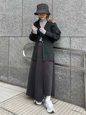 yuka nakamoriさん（レディース・152cm）の冬コーディネート