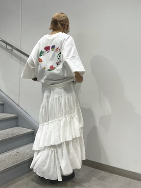 「Lui's（ルイス）のアイテム（シューズ）」を使った、yuka nakamoriさん（レディース・152cm）の夏コーディネート
