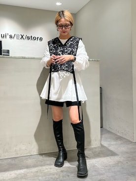 yuka nakamoriさん（レディース・152cm）の春コーディネート