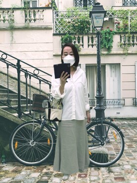 「Lilas（リラ）のアイテム」を使った、yayowillさん（レディース・159cm）の秋コーディネート