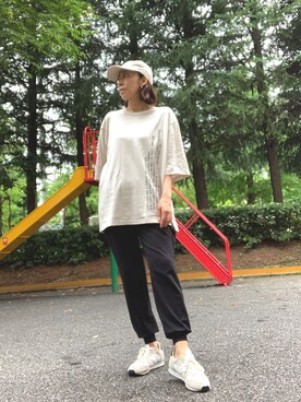 「journal standard L'essage（ジャーナルスタンダードレサージュ）のアイテム（帽子）」を使った、yayowillさん（レディース・159cm）の秋コーディネート