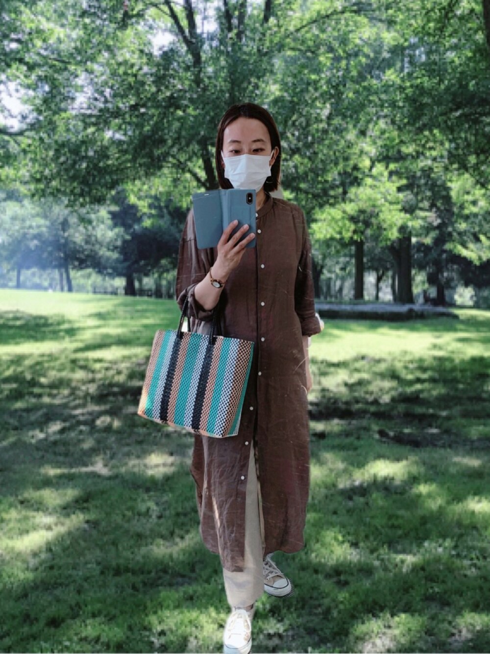 FRAMeWORK（フレームワーク）の「FRENCH LINEN シャツワンピース