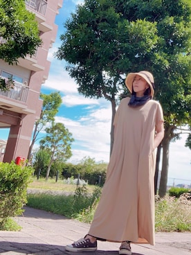 「FRAMeWORK（フレームワーク）のアイテム（ワンピース/ドレス）」を使った、yayowillさん（レディース・159cm）の夏コーディネート