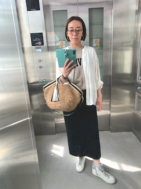 「LOUNGEDRESS（ラウンジドレス）のアイテム」を使った、yayowillさん（レディース・159cm）の夏コーディネート