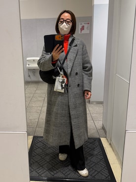 「アイテム（チャーム）」を使った、yayowillさん（レディース・160cm）の冬コーディネート