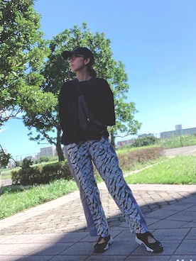 「TICCA（ティッカ）のアイテム（トップス）」を使った、yayowillさん（レディース・159cm）の夏コーディネート