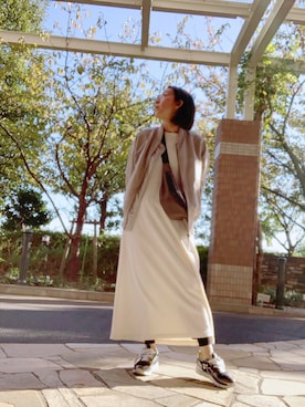 「TICCA（ティッカ）のアイテム（ワンピース）」を使った、yayowillさん（レディース・159cm）の秋コーディネート