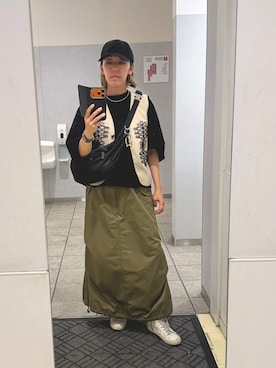 「NOMADIS（ノマディス）のアイテム」を使った、yayowillさん（レディース・160cm）の夏コーディネート