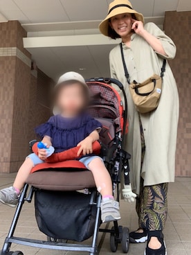 「アイテム（シャツワンピース）」を使った、yayowillさん（レディース・159cm）の夏コーディネート