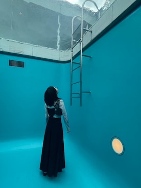 「LVEU.（ラブユ.）のアイテム」を使った、kyoさん（レディース・161cm）の夏コーディネート