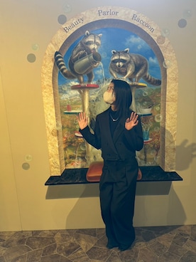 「PROVOKE （プロヴォーク）のアイテム（ジャケット/アウター）」を使った、るなさん（レディース・160cm）の冬コーディネート