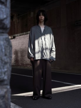 「FORMEのアイテム」を使った、ライセルさん（メンズ・173cm）の春コーディネート