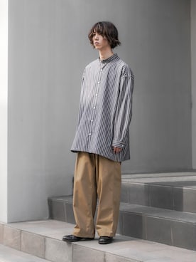 「FORMEのアイテム」を使った、ライセルさん（メンズ・173cm）の春コーディネート