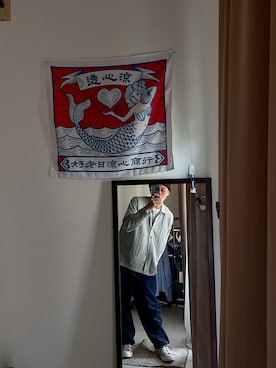 「oversize」｜Liamさん（メンズ・175cm）の冬コーディネート