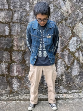 「BLONDEY（ブロンディ）のアイテム」を使った、マッティンさん（メンズ・171cm）の春コーディネート