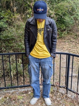 「VANS(バンズ)のアイテム」を使った、マッティンさん(メンズ・171cm)の冬コーディネート