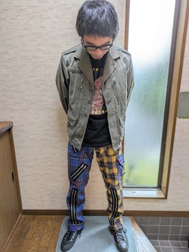 「アイテム（CD）」を使った、マッティンさん（メンズ・171cm）の秋コーディネート