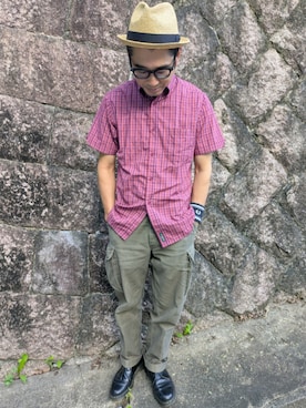 「アイテム（CD）」を使った、マッティンさん（メンズ・171cm）の夏コーディネート