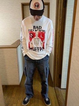 「アイテム（CD）」を使った、マッティンさん（メンズ・171cm）の秋コーディネート