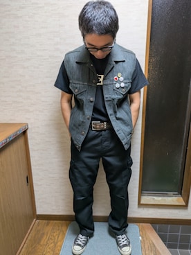 「アイテム（レコード）」を使った、マッティンさん（メンズ・171cm）の秋コーディネート