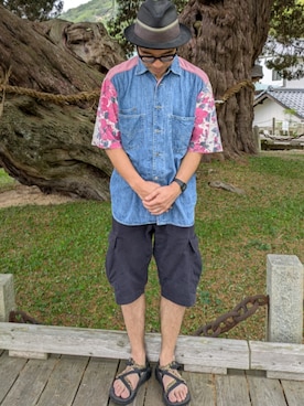 「アイテム（音楽/本・雑誌）」を使った、マッティンさん（メンズ・171cm）の夏コーディネート