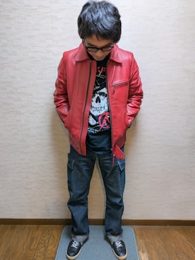 「アイテム（音楽/本・雑誌）」を使った、マッティンさん（メンズ・171cm）の冬コーディネート