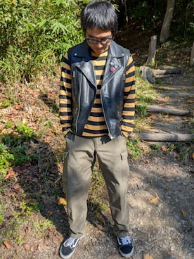 「アイテム（CD）」を使った、マッティンさん（メンズ・171cm）の秋コーディネート