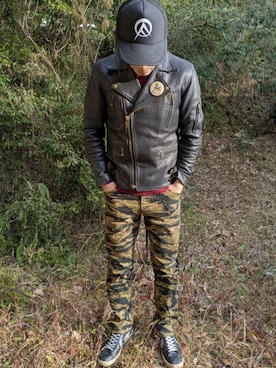 「Johnbull（ジョンブル）のアイテム」を使った、マッティンさん（メンズ・171cm）の冬コーディネート