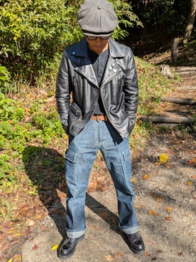 「アイテム（音楽/本・雑誌）」を使った、マッティンさん（メンズ・171cm）の秋コーディネート