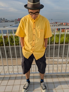 「アイテム（音楽/本・雑誌）」を使った、マッティンさん（メンズ・171cm）の夏コーディネート