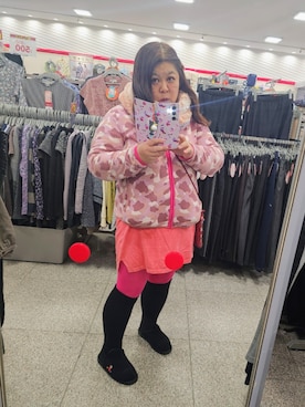 「アイテム（ヘアピン）」を使った、かおりんさん（レディース・157cm）の冬コーディネート