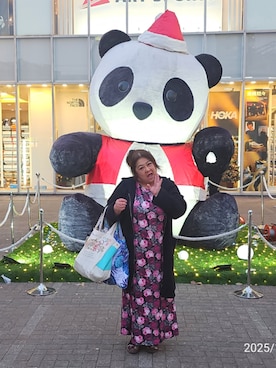 「アイテム（バレッタ/ヘアクリップ）」を使った、かおりんさん（レディース・157cm）の冬コーディネート