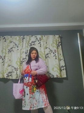 「3coins（3coins）のアイテム（アクセサリー）」を使った、かおりんさん（レディース・157cm）の冬コーディネート