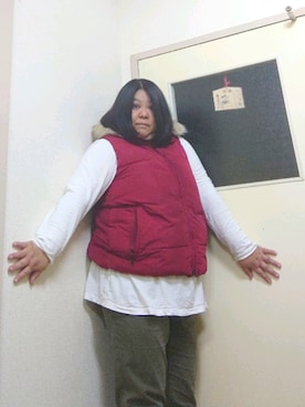 「SMILE LAND（スマイルランド）のアイテム」を使った、かおりんさん（レディース・156cm）の秋コーディネート