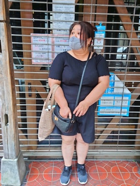 「spice edition（スパイスエディション）のアイテム」を使った、かおりんさん（レディース・156cm）の秋コーディネート