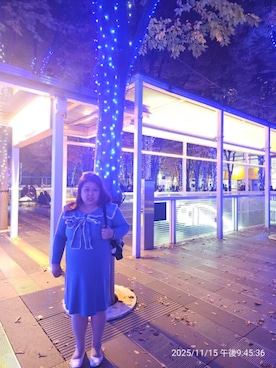 「アイテム（バレッタ/ヘアクリップ）」を使った、かおりんさん（レディース・157cm）の秋コーディネート