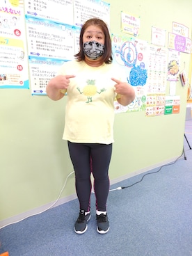 「xg（エックスジー）のアイテム」を使った、かおりんさん（レディース・156cm）の夏コーディネート