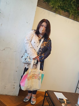 「アイテム（マスク）」を使った、かおりんさん（レディース・157cm）の秋コーディネート