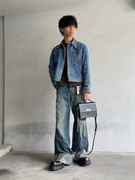 「アイテム（キーホルダー）」を使った、一馬 さん（メンズ・174cm）の秋コーディネート