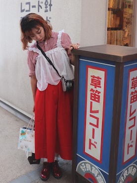 「amatunal（アマチュナル）のアイテム」を使った、波さん（レディース・153cm）の秋コーディネート