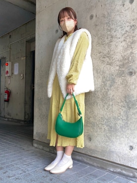 「ごきげんウィーク」｜「アイテム（パンプス）」を使った、くろさん（レディース・153cm）の春コーディネート
