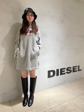 ナツミ@DIESEL岡山さん(レディース・161cm)の秋コーディネート