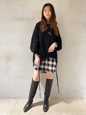 ナツミ@DIESEL岡山さん（レディース・161cm）の秋コーディネート