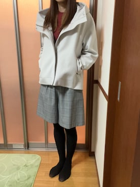 「REDYAZEL（レディアゼル）のアイテム（トップス）」を使った、亜輝さん（レディース・174cm）の冬コーディネート