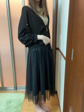 「REDYAZEL（レディアゼル）のアイテム（トップス）」を使った、亜輝さん（レディース・174cm）の夏コーディネート