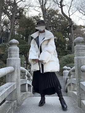 「プラスJ」｜＿manafilmさん（レディース・153cm）の冬コーディネート